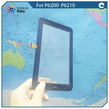 Добро качество за Samsung Galaxy Tab 7.0 Plus P6200 / P6210 сензорен екран дигитайзер, стъклени лещи сензори