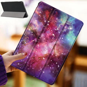 Smart Case с притежател на молив за Apple iPad 2019 2020 10.2 7th 8th Generation ПУ Leather Tablet Stand Cover soft TPU back shell