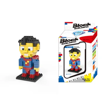 Marvel Spiderman Супермен Играчки Lego Batman събрана кукла играчка малки градивни елементи необикновена играчка за деца съвместими с Lego