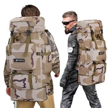 70L 85L чанта тактическа военна раница за катерене мъже пътуват открит спортни чанти Molle лов къмпинг раница 2019 XA686WA