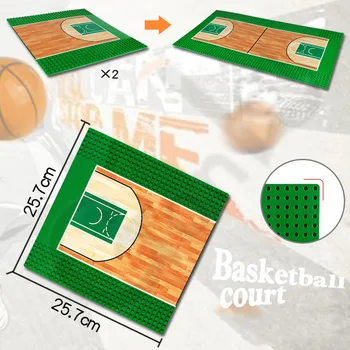Нов 32x32/16 точки футбол баскетбол укрепване печка Меси укрепване печка градивен елемент на играчки за деца са съвместими с лого