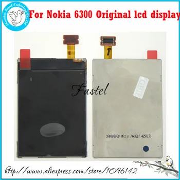 HKFASTEL за Nokia 6300 на резервни части за ремонт на оригинален мобилен телефон LCD екран+ безплатен инструмент