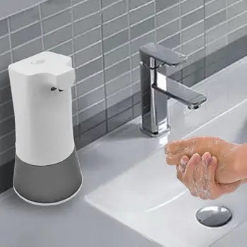 Баня диспенсер за течен сапун стенен за кухня пластмасови 350 мл душ гел почистващ препарат, шампоан бутилка подобрения в дома