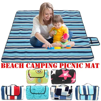 2mx2m 2x1. 5mWaterproof Сгъваема подложка за пикник на открито, на къмпинг, на плажа влагостойкое одеяло преносими къмпинг мат туризъм плаж Pad