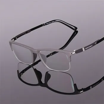Високо качество на очила рецепта слънчеви очила рамка половината от TR90 рамка очила дизайнерски очила на очите очила рамки за мъже