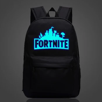 Fortnites Night Luminous Backpack Adult Schoolbag мъжете и жените High Capacity Bag Fortnitess Toys Peripheral