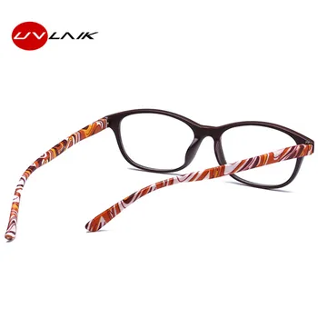 UVLAIK модни очила за четене на жените и мъжете пресбиопия смола лещи очила цветен принт +1.0 1.5 2.0 2.5 3.0 3.5 4.0