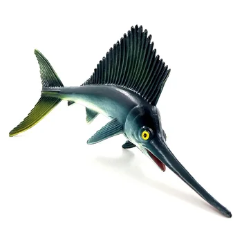 Моделиране на Летяща риба Малък Sailfish риба меч животно модел фигура фигурки за декорация на дома аксесоари декор подарък за децата играчки