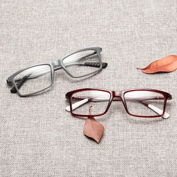 TR90 мъжки слънчеви очила рамка ретро оптичен дизайнер късогледство марка прозрачни очила рамка #FD1042