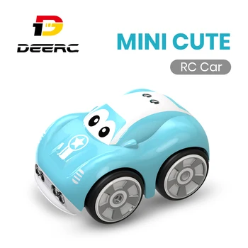 DEERC DE33 Mini Сладко Racing RC Car for Boys 25Mins Aotu Follow Track Path Remote Control Electric Car Toys for Children Kids