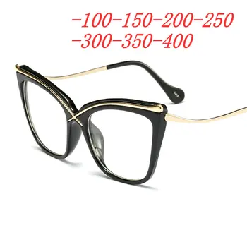 2018 Слънцето фотохромичните късогледство очила, оптични жени студентът късогледство очила по рецепта слънчеви очила рамка половината рамки FML