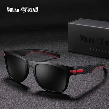 Марка POLARKING поляризирани слънчеви очила за мъже мода Oculos ретро дизайнер на мъжки слънчеви очила за пътуване шофиране Риболов очила