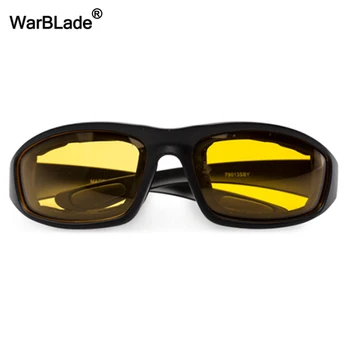 WarBLade мъжете UV-защита на слънчеви очила HD жълти лещи слънчеви очила очила за нощно виждане шофиране очила за жени