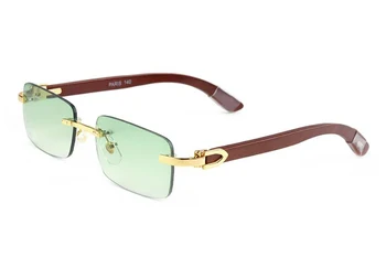 Pawes Wood Glasses Frame мъжки слънчеви очила златни очила без рамки за мъже антибликовые прозрачни лещи, предписани очила