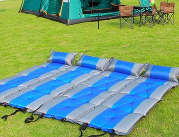 Подови splicable въздушна възглавница с възглавница, подложка на палатка, влага, единичен раздувная подложка, разположен на къмпинг подложка, автоматична раздувная актуално