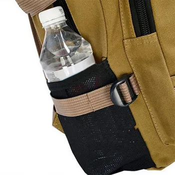 Човек раница мъжка мода прост двойно рамо платно раница за пътуване училище горещ Mochila Hombre Hot Travel Bag#N