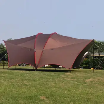 Голям Хабиб открит водоустойчив и навес многофункционална палатка дневна с голямо пространство Habi family party къмпинг палатка