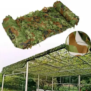 Анти UV чадър плат на окото горски камуфлаж военна окото армейски камуфлаж за лов скрие къмпинг делото градина тераса