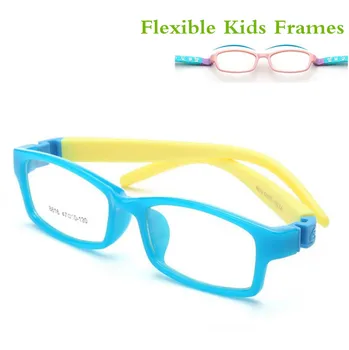 Сгъваем No Screw Kids frame glasses Boy Child glasses гъвкави детски рамки за очила TR90 оптично стъкло 8816 за 5-10 години