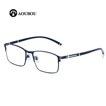 луксозно Бизнес рамки за очила Очила от титанова сплав fram нова оптична дограма благородна пълна-Половината рамки за очила рамка