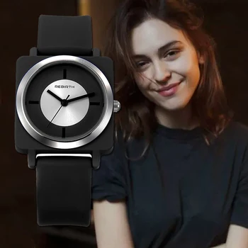 REBIRTH е Марка дамски часовници 2020 модерни ръчни часовници дамски часовници дамски часовници Часовници Mujer Rosi Кол Saati Montre Feminino