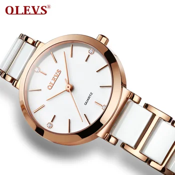 2020 OLEVS нов rose gold дамски часовници бизнес кварцови часовници дамски топ марка луксозни дамски Ръчни часовници Relogio Feminin