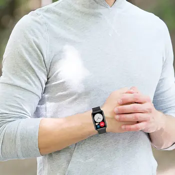 Каишка за Huawei Watch FIT лента за аксесоари смяна каишка от неръждаема стомана Гривна correa huawei watch fit 2021 каишка