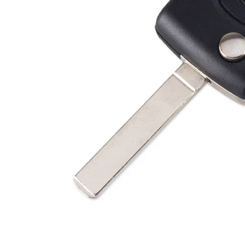 Dandkey 20X за Peugeot 107 207 307 307S 308 407 607 2 бутона flip-сгъваем дистанционно на ключа Shell Fob Case With VA2 Blade shell key