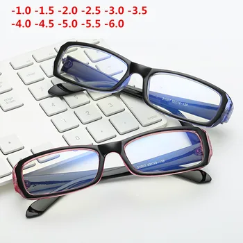-1.0 ~-6.0 покриване на готови очила за късогледство със степен на жените и мъжете късогледство рамки за очила с Диоптрийным прогледал рецепта