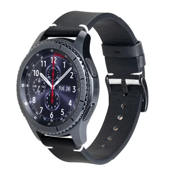 20 mm каишка 22мм за Samsung Galaxy Watch 3 41мм/45 мм/42/46мм/активни 2 двуцветен кожена гривна за Huawei GT 2 1 каишка за часовник