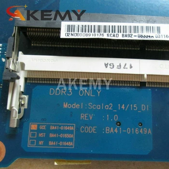 AKemy BA92-08334A BA92-08334B BA41-01649A за дънната платка на лаптоп Samsung NP-RV515 RV515 с процесор DDR3 памет пълен тест