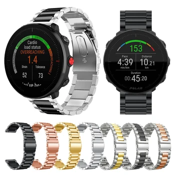 Метални въжета от неръждаема стомана за POLAR VANTAGE M Smart Watch каишка за Vantage M замени аксесоари гривна каишка за часовник