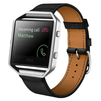 Кожена каишка за Fitbit Blaze fashion watch frontier / класически взаимозаменяеми гривна за Fitbit Blaze smart strap band аксесоари