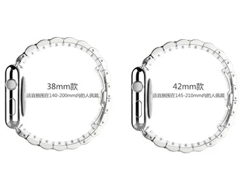 Каишка от неръждаема стомана за Apple Watch Серия 5 44 мм каишка за Iwatch 6 4 3 2 40 мм 42 мм 38 мм гривна каишка пеперуда ключалката