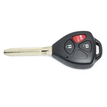 Подмяна на Keyecu Remote Car Key Fob 3 Button 4D67 MOZB41TG за Scion 2005-2010 TC Toyota 2007-2013 Yaris