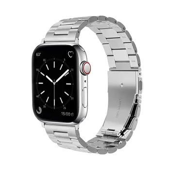 Метална каишка гривна за Apple Watch SE Band Series 6 iWatch 5 4 40 мм 44 мм и каишка от неръждаема стомана за Applewatch 3 38 мм 42 мм