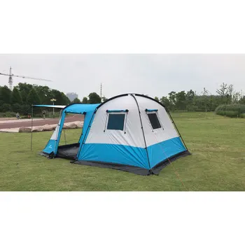 Палатка турист двоен слой seater на палатка, 4 стоп лагер, стомана