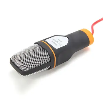 SF-666 3,5 мм кондензаторен микрофон стерео микрофон настолен статив за видео YouTube Skyp онлайн чат игри подкаст запис